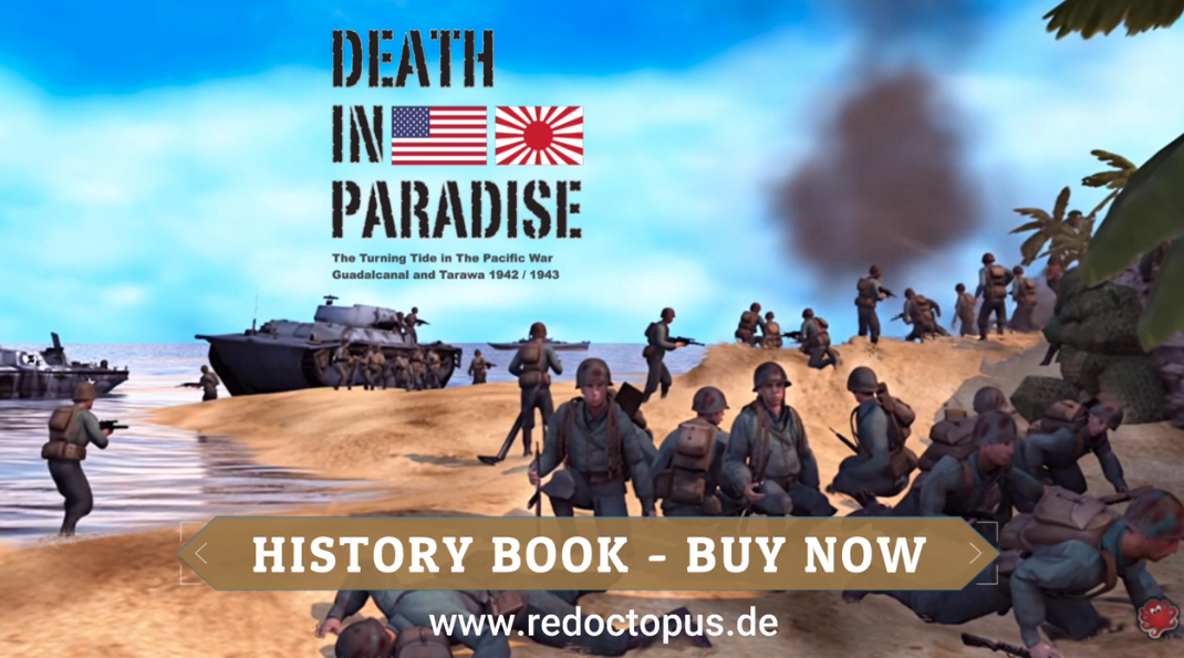 Death in Paradise - History book WWII Pacific